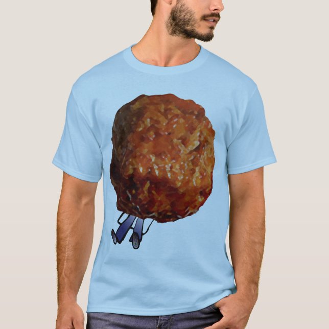 Mörder-Fleischklöschen-T - Shirt (Vorderseite)