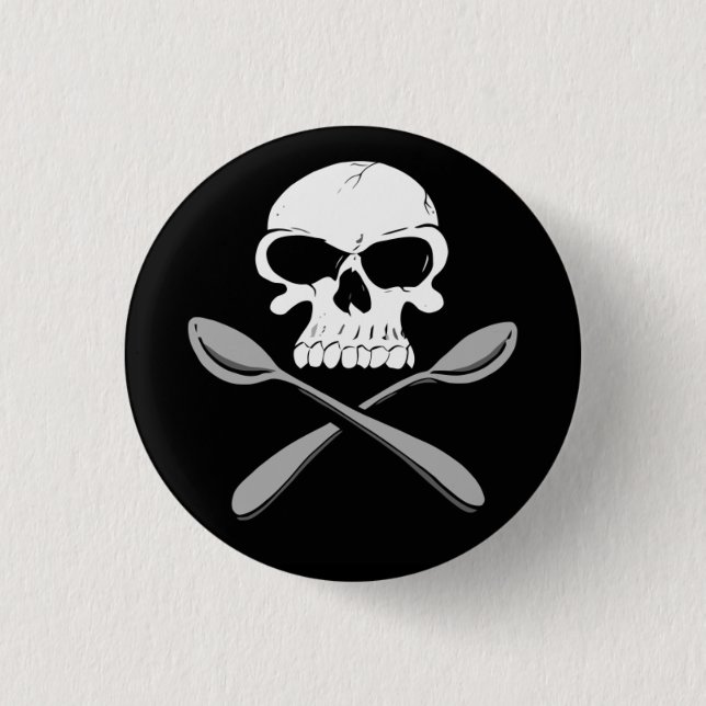Mörder Spoons Abzeichen Button (Vorderseite)