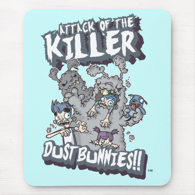 Mörder-Staub-Häschen Mousepad (Vorne)