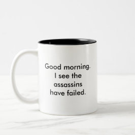 Mörder Zweifarbige Tasse