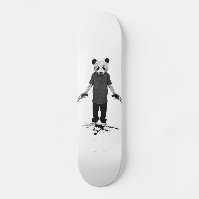 Mörderpanda Skateboard (Vorderseite)