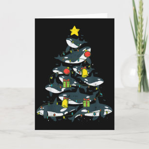 Mörderwal-Christbaum-Weihnachten-Orca-Frauen-Männe Karte