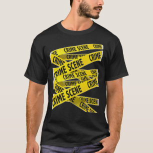 Mordfall Scene Investigation Tape Forensic Science T-Shirt