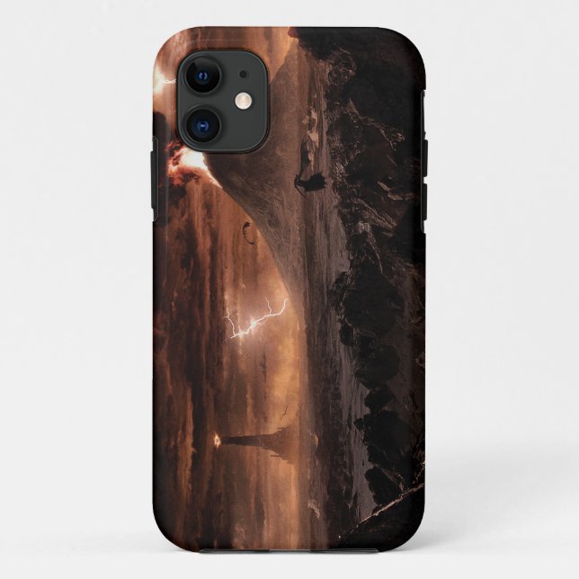 Mordor Lightning Storm Case-Mate iPhone Hülle (Rückseite)
