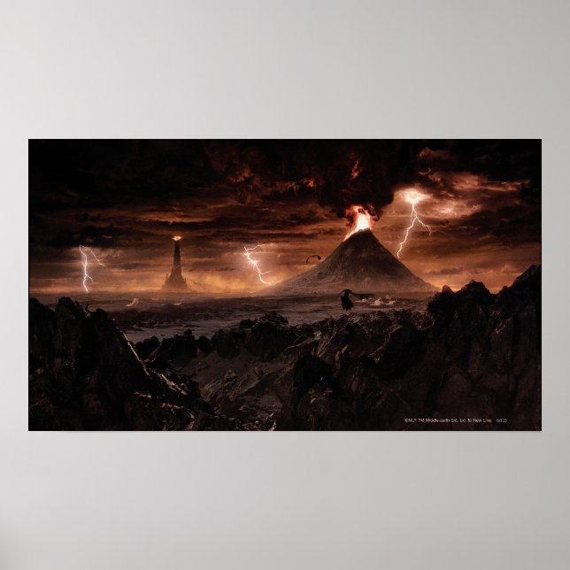 Mordor Lightning Storm Poster (Vorne)