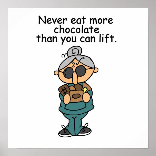 More Chocolate Humor Poster (Vorne)