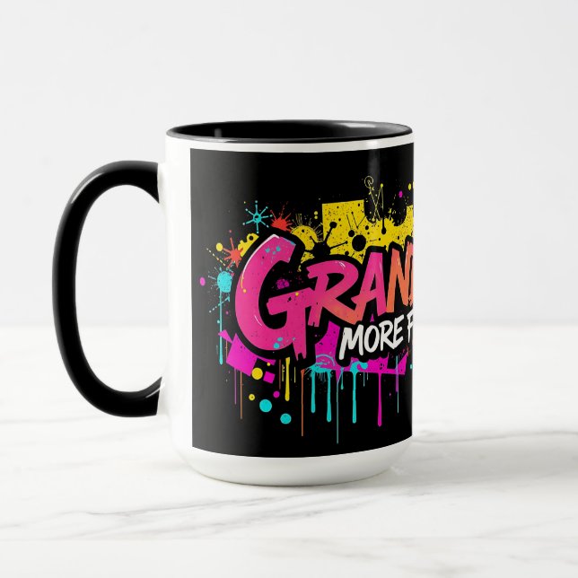 More Fun Than Wi-Fi  Grandparent Day Tasse (Links)