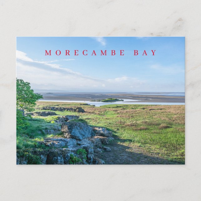 Morecambe Bay View Postkarte (Vorderseite)