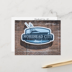 Morehead City NC – Souvenir an die Küste North Car Postkarte