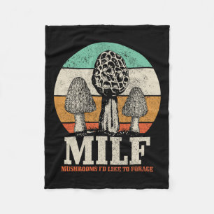 Morel Mushroom Jagd M.i.l.f. Pilze, die ich gerne Fleecedecke