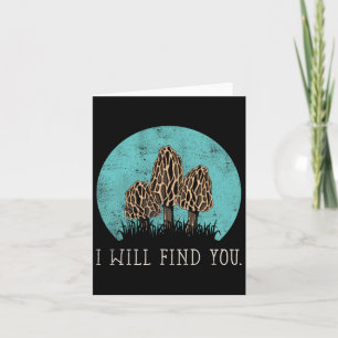 Morel Mushroom Pilz-Sammler Mushroo Karte