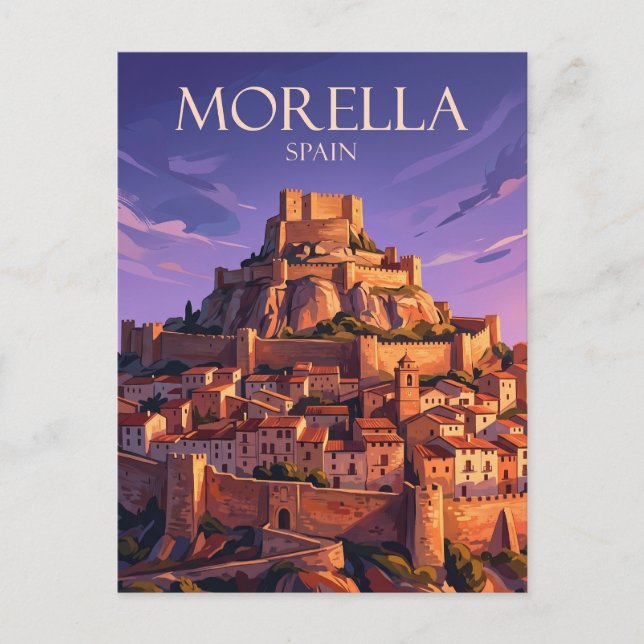 Morella Spanien Postkarte (Vorderseite)