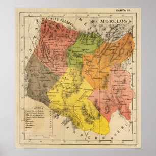 Morelos, Mexiko Poster