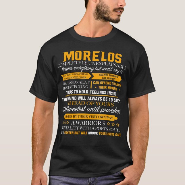 MORELOS völlig unerklärlich T-Shirt (Vorderseite)