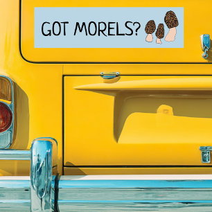 Morels Mushrooms Fun Fungi CUSTOMIZE IT Autoaufkleber
