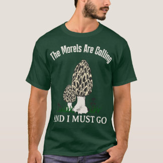 Morels rufen den sonnigen Pilzsaal Lover an T-Shirt