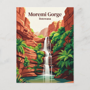 Moremi-Schlucht Botswana Postkarte