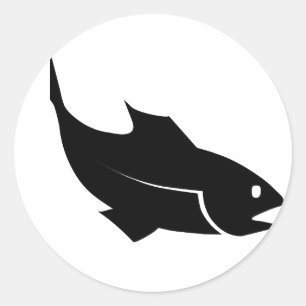 Moreno-Fische - Go Fischerei Runder Aufkleber