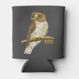 Morepork Ruru New Zeland Bird Dosenkühler