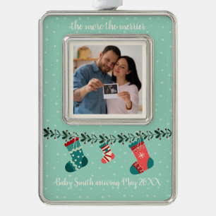 MoretheMERRIER Ultrasound Rahmen-Ornament Silber