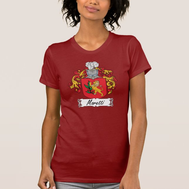 Moretti Familienwappen T-Shirt (Vorderseite)
