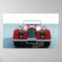 Morgan Car Poster