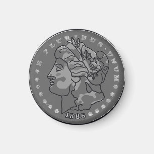 Morgan-Dollar-Königin Magnet