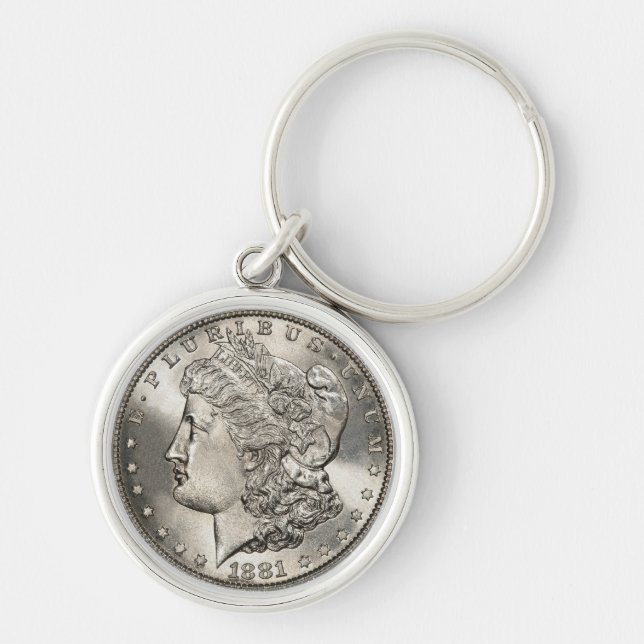 Morgan-Dollarschlüsselkette Schlüsselanhänger (Vorne)