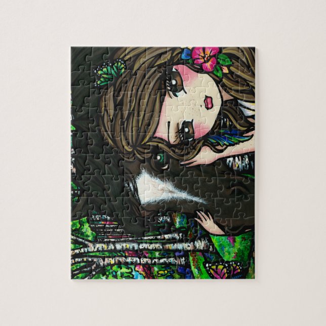 "Morgan et aiment" le puzzle Hannah Lynn de cheval (Vertical)