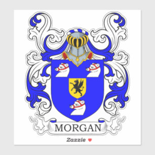 Morgan Familienwappen Aufkleber