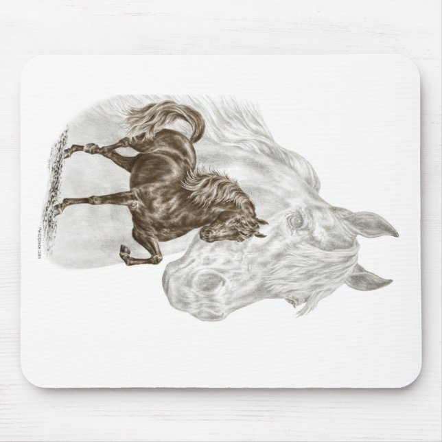 Morgan Horse Art Mousepad (Vorne)