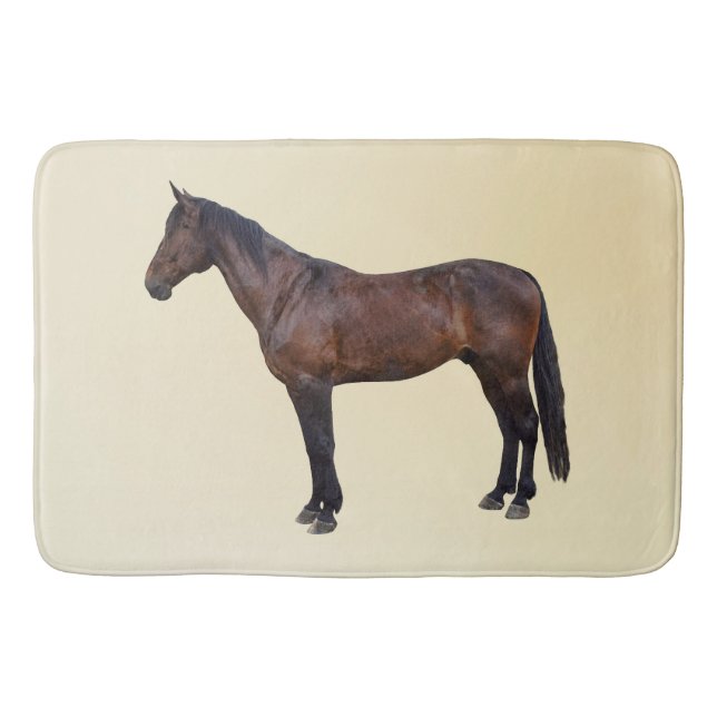Morgan Horse im Profil Badematte (Vorderseite)