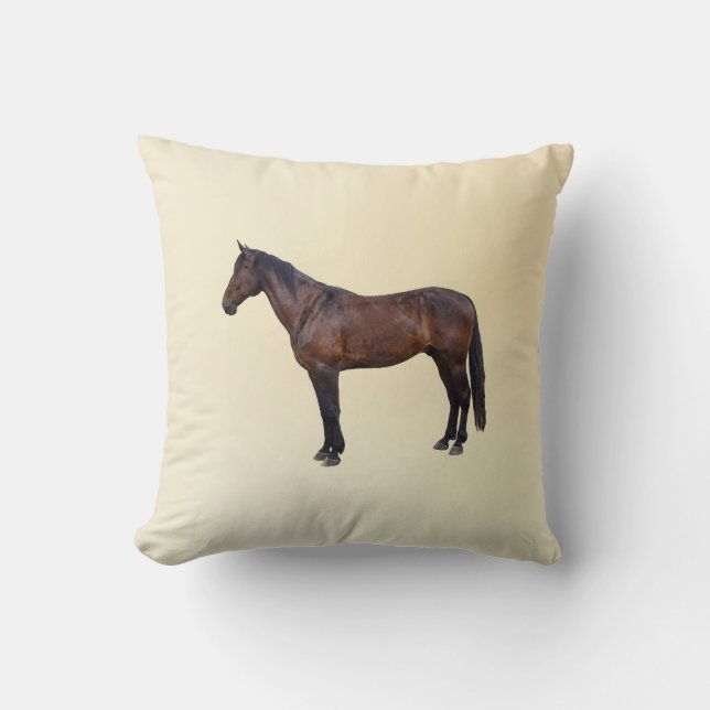 Morgan Horse im Profil Kissen (Vorderseite)