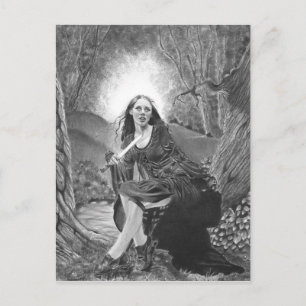 Morgan Le Fay Postcard Postkarte