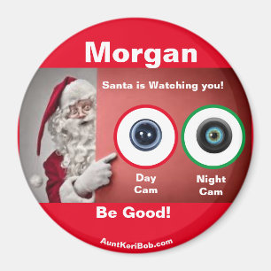 Morgan Santa beobachtet Magnet