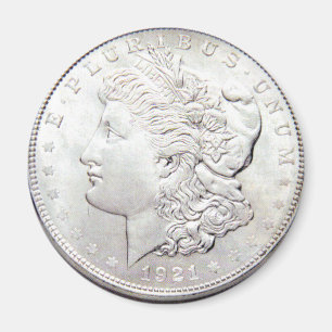 MORGAN SILVER DOLLAR MAGNET