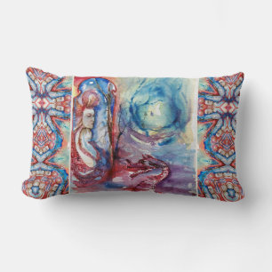 MORGANA LE FAY Magic & Mystery Pink Blue Fantasy Lendenkissen