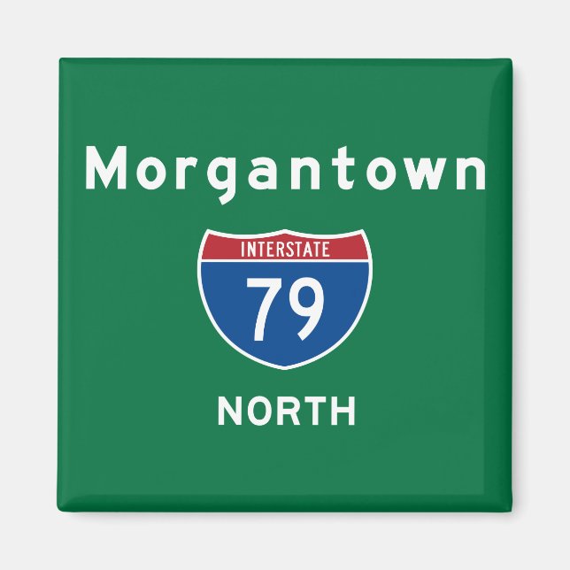 Morgantown 79 magnet (Vorne)