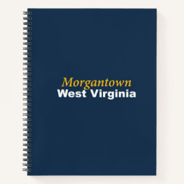 Morgantown, West Virginia Spiral Notebook Notizbuch
