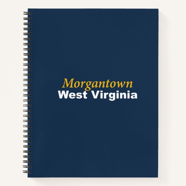 Morgantown, West Virginia Spiral Notebook Notizbuch (Vorderseite)