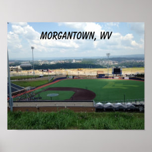 Morgantown WV des affiches de terrain de baseball
