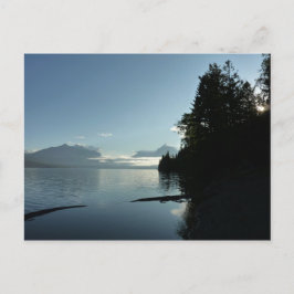 Morgen am McDonald-See im Glacier-Nationalpark Postkarte