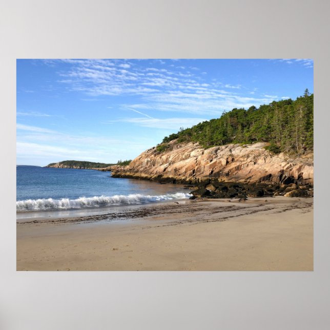 Morgen am Sand Beach Poster (Vorne)