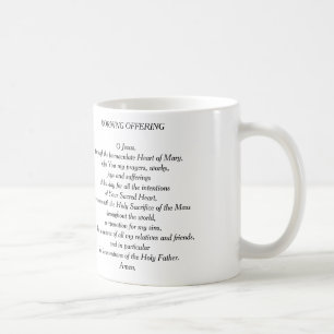 MORGEN-ANBIETENgebets-TASSE Kaffeetasse