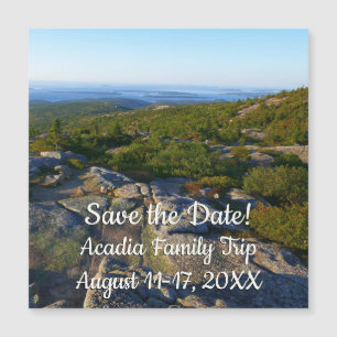 Morgen auf dem Cadillac Mountain in Acadia Magnetkarte