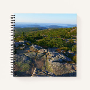 Morgen auf dem Cadillac Mountain in Acadia Notizbuch