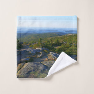 Morgen auf dem Cadillac Mountain in Acadia Waschlappen