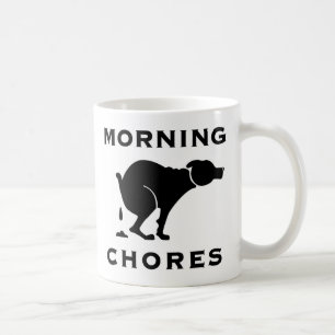 Morgen-Aufgaben-Kaffee-Tasse Kaffeetasse