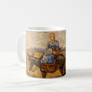 Morgen: Bauernpaar von Vincent van Gogh Kaffeetasse