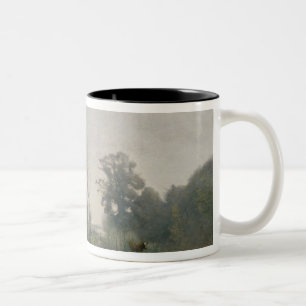 Morgen bei Ville-d'Avray oder, beim Cowherd, 1868 Zweifarbige Tasse